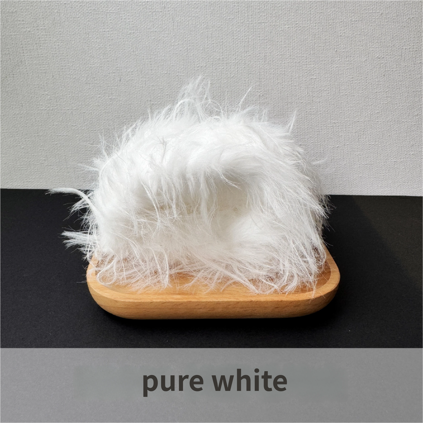 2pcs Faux Mink Pipe Cleaners, Thick Dense, DIY Puppy Craft