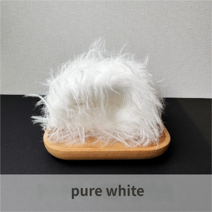 2pcs Faux Mink Pipe Cleaners, Thick Dense, DIY Puppy Craft