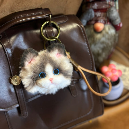 Handmade Cat Keychain & Bag Charm
