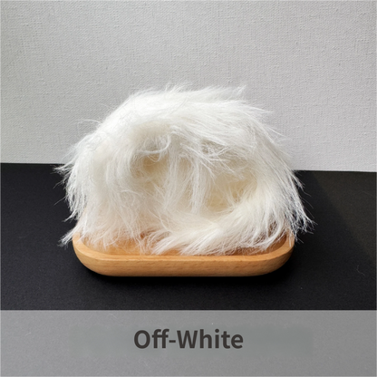 2pcs Faux Mink Pipe Cleaners, Thick Dense, DIY Puppy Craft