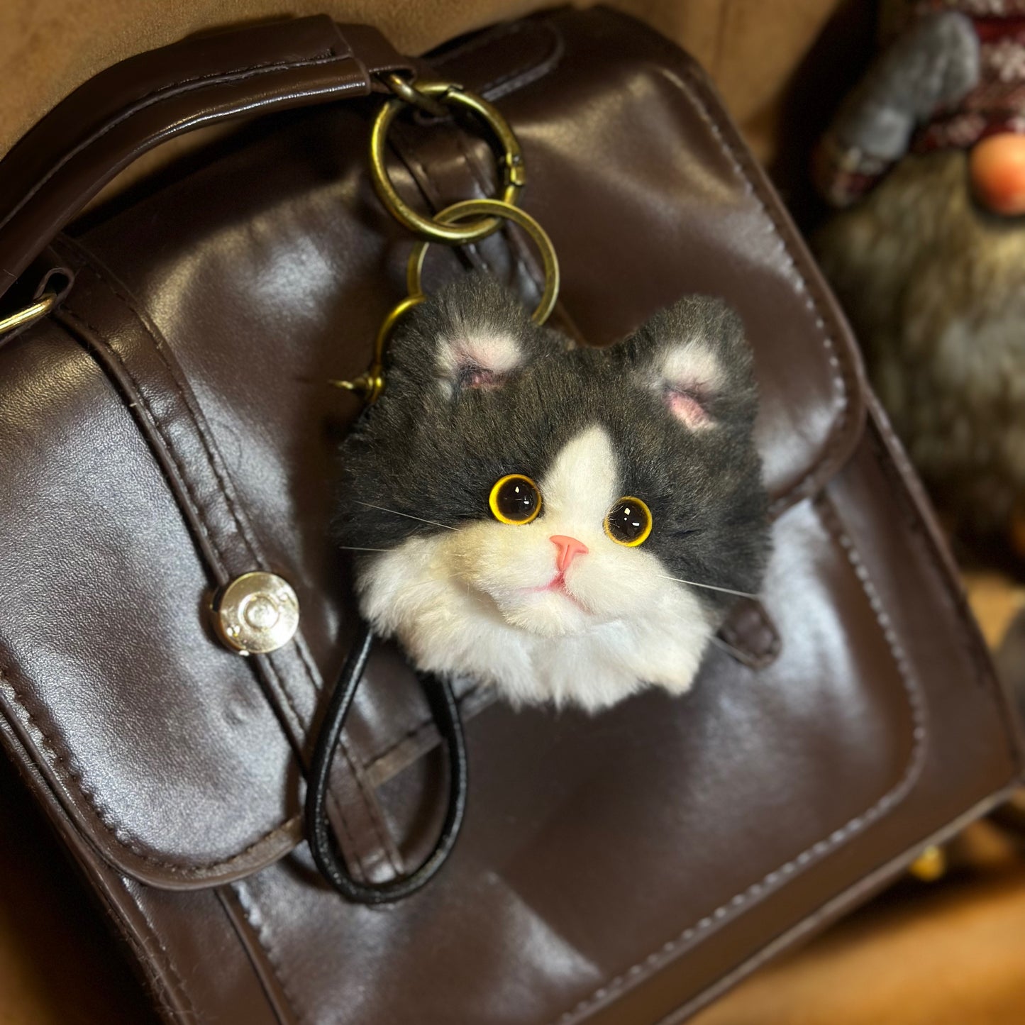 Handmade Cat Keychain & Bag Charm