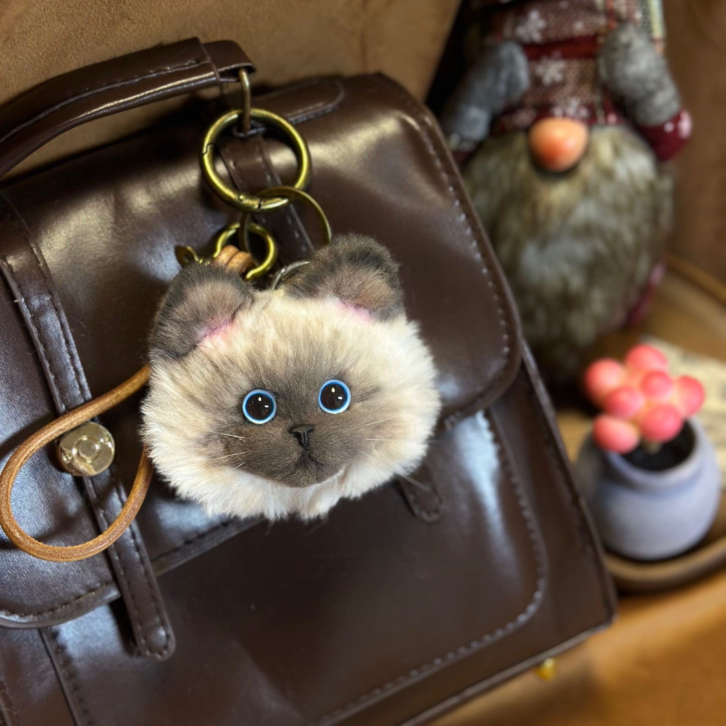 Handmade Cat Keychain & Bag Charm