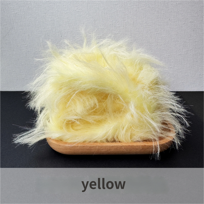 2pcs Faux Mink Pipe Cleaners, Thick Dense, DIY Puppy Craft