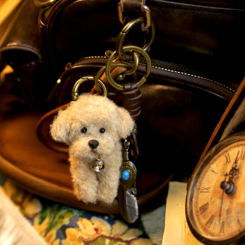 Handmade Teddy/Bichon Bag Charm