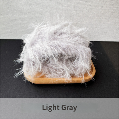 2pcs Faux Mink Pipe Cleaners, Thick Dense, DIY Puppy Craft