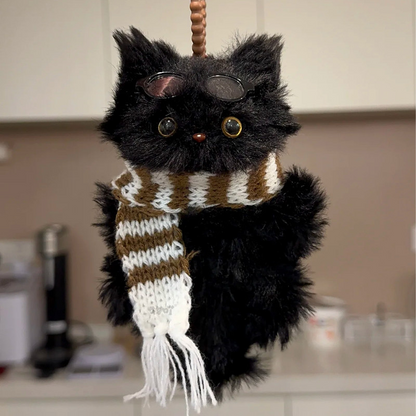 DIY Pipe Cleaner Cat Charm Craft Kit - Cute Gift for Her