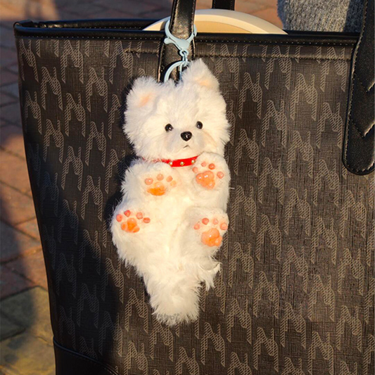 Cute Pipe Cleaner Puppy Charm DIY Craft Kit - Bag Accessory, Creative Gift for Birthdays & Valentine's Day