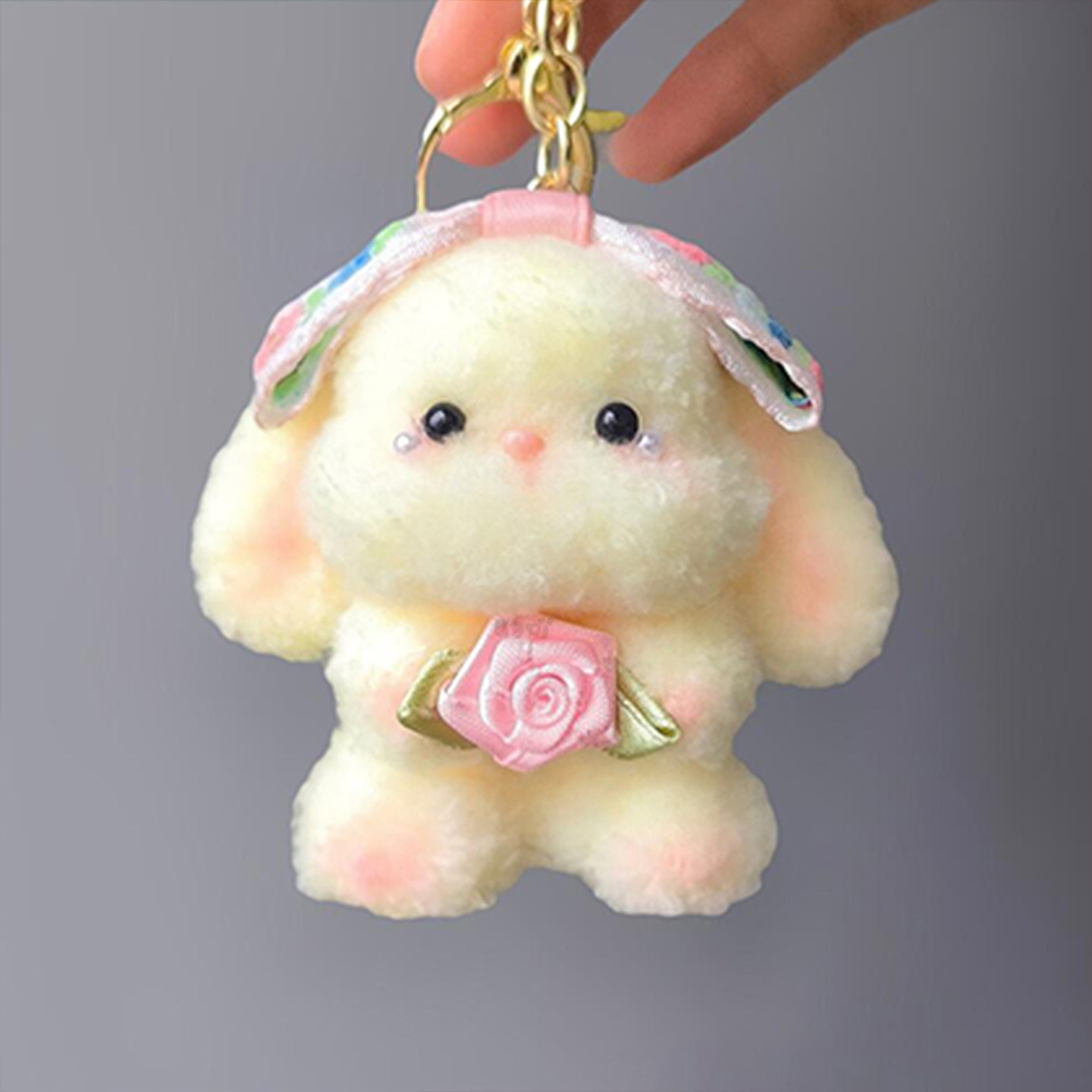 Cute Pipe Cleaner Bunny Charm DIY Craft Kit - Car & Bag Accessory, Perfect Birthday or Valentine's Day Gift