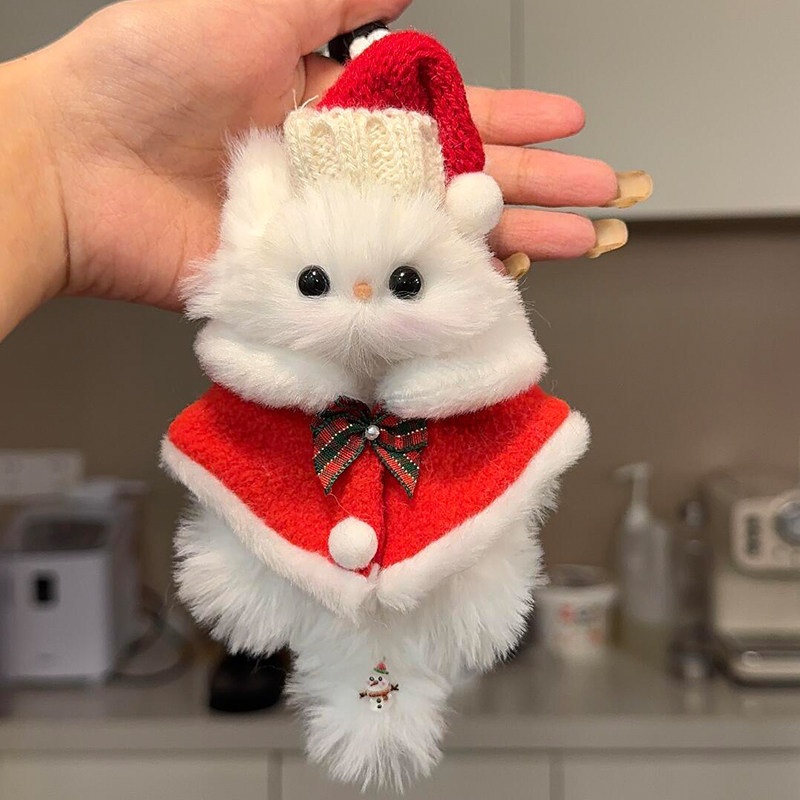 DIY Pipe Cleaner Cat Charm Craft Kit - Cute Keychain, Perfect birthday or Christmas Gift for Her