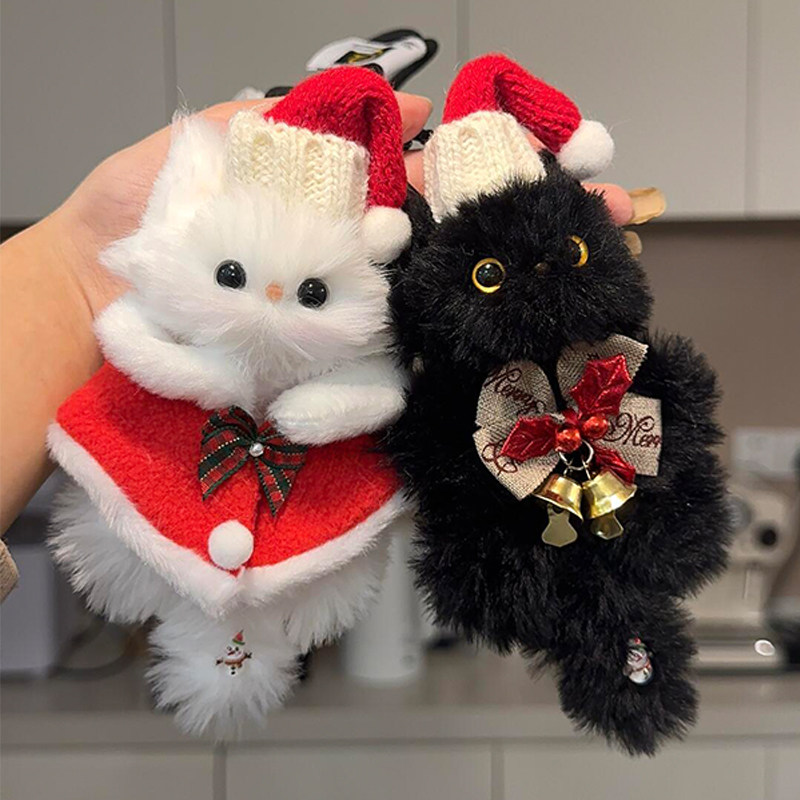 DIY Pipe Cleaner Cat Charm Craft Kit - Cute Keychain, Perfect birthday or Christmas Gift for Her