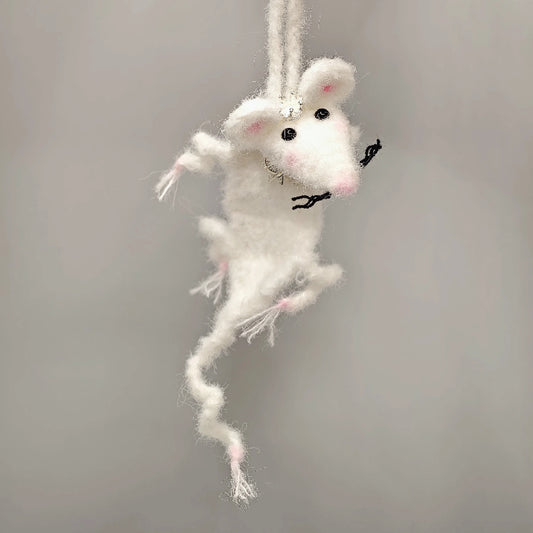 Funny Mouse Crochet Charm