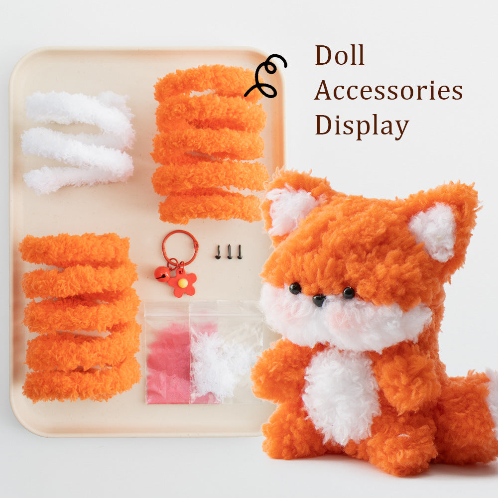 DIY Pipe Cleaners Kit - Squirrel Pendant & Stress Relief Doll