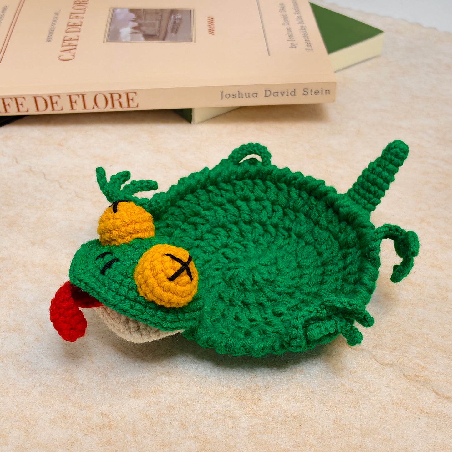 Handmade Crochet Lizard Coaster