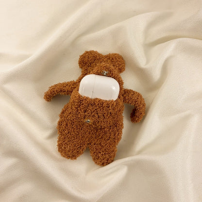 Crochet handmade bear AirPods case & bag charms