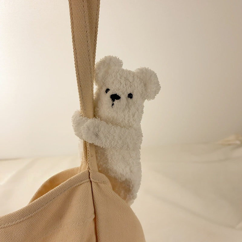 Crochet handmade bear AirPods case & bag charms