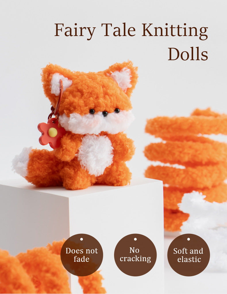 DIY Pipe Cleaners Kit - Squirrel Pendant & Stress Relief Doll