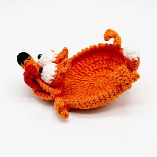 Handmade Crochet Fox Coaster