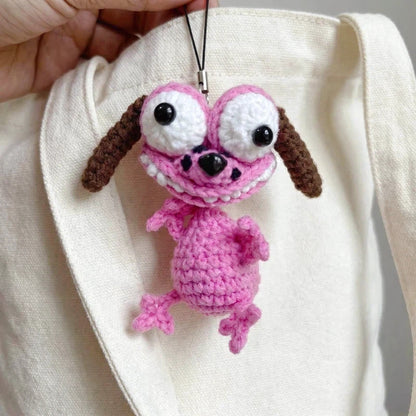 Handmade Crochet Ugly Cute Animal Keychain