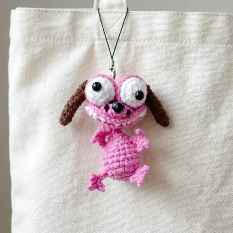 Handmade Crochet Ugly Cute Animal Keychain