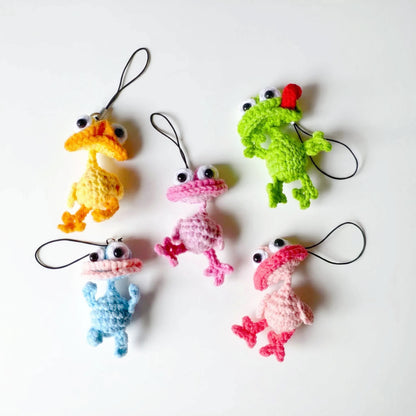 Handmade Crochet Mini Animal Keychain