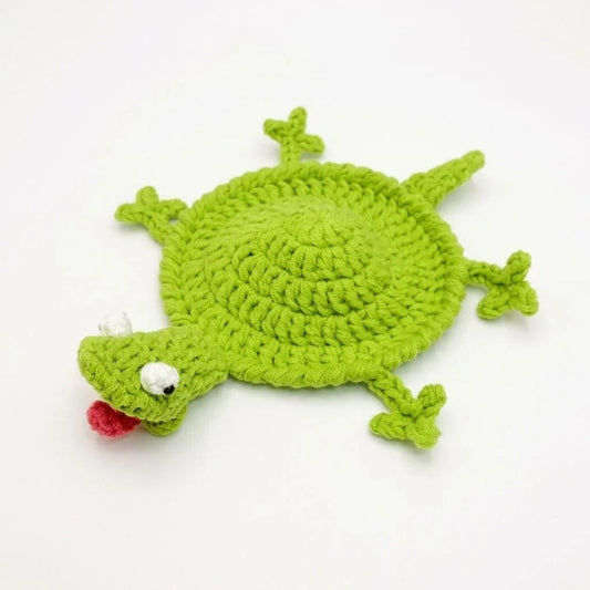 Handmade Cute Crochet Lizard Coaster
