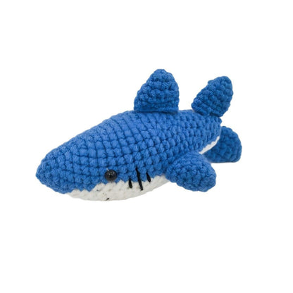 Yarn Crochet Knitting Positive Energy Animal Positive Shark Emoji Handmade Knitted Shark