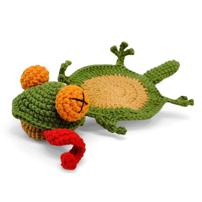 Handmade Crochet Lizard Coaster